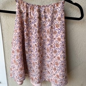H&M crop loose-fitting flowy tank top